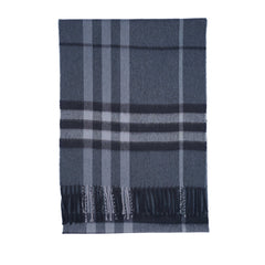 Cashmere Large Check Vintage Pre-Loved Scarf