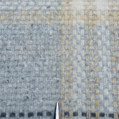 Wool Large Check Vintage Pre-Loved Scarf
