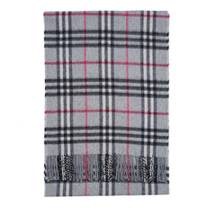 Cashmere Plaid Print Vintage Pre-Loved Scarf
