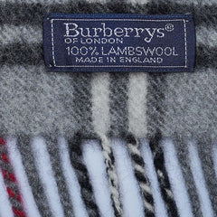 Lambswool Plaid Print Vintage Pre-Loved Scarf
