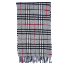 Lambswool Plaid Print Vintage Pre-Loved Scarf