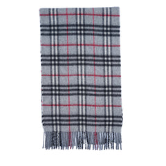 Lambswool Plaid Print Vintage Pre-Loved Scarf