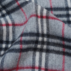 Lambswool Plaid Print Vintage Pre-Loved Scarf