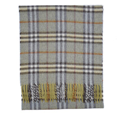 Cashmere Plaid Print Vintage Pre-Loved Scarf