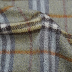 Cashmere Plaid Print Vintage Pre-Loved Scarf