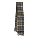 Cashmere Plaid Print Vintage Pre-Loved Scarf