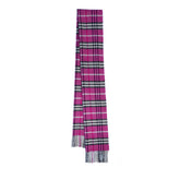 Lambswool Plaid Print Vintage Pre-Loved Scarf
