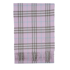 Lambswool Plaid Print Vintage Pre-Loved Scarf
