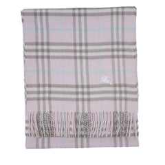 Cashmere/Wool Plaid Print Vintage Pre-Loved Scarf