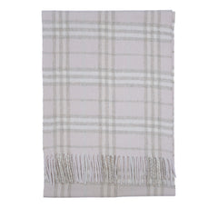 Cashmere Plaid Print Vintage Pre-Loved Scarf