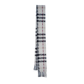 Merino/Cashmere Plaid Print Vintage Pre-Loved Scarf