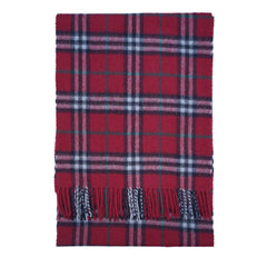 Cashmere Plaid Print Vintage Pre-Loved Scarf