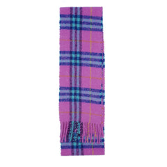 Merino Plaid Print Vintage Pre-Loved Scarf