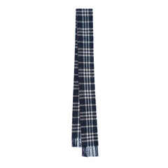 Merino/Cashmere Plaid Print Vintage Pre-Loved Scarf