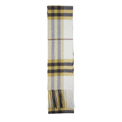 Cashmere Plaid Print Vintage Pre-Loved Scarf