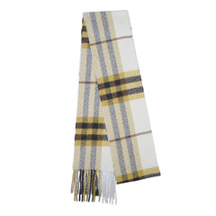 Cashmere Plaid Print Vintage Pre-Loved Scarf