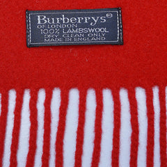 Lambswool Plain Print Vintage Pre-Loved Scarf