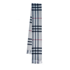 Cashmere Large Check Vintage Pre-Loved Scarf