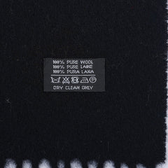 YSL Wool Plain Vintage Pre-Loved Scarf