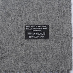 YSL Merino Wool Plain Vintage Pre-Loved Scarf
