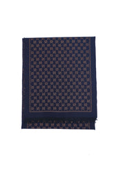 Gucci Wool Silk Jacquard GG Monogram Stenix Scarf (Pre-owned)