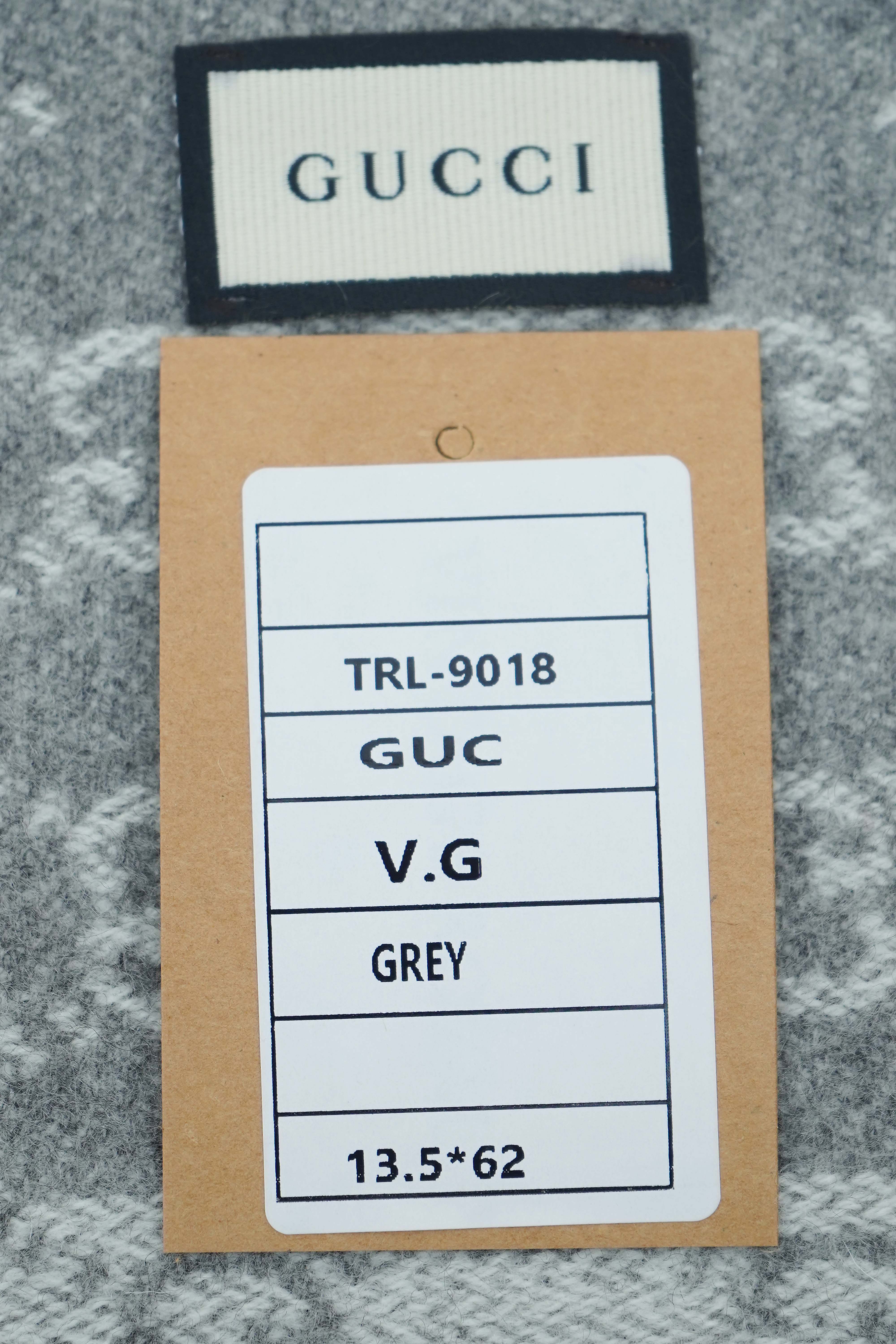 Gucci GG Pattern Cashmere Scarf (Pre-owned)