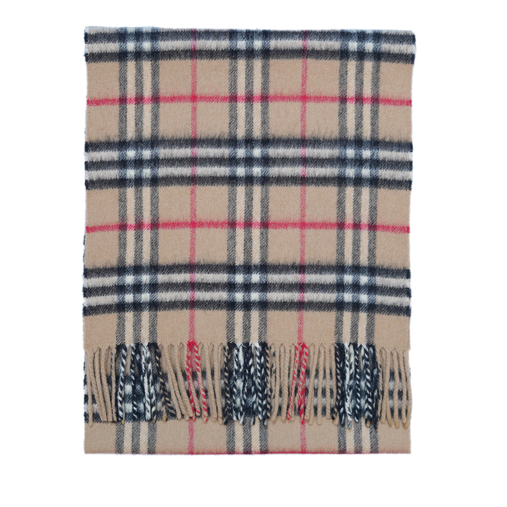 Cashmere Plaid Print Vintage Pre-Loved Scarf
