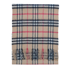 Cashmere Plaid Print Vintage Pre-Loved Scarf