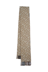 Burberry Beige Reversible Check Cashmere Scarf (Pre-owned)