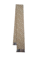 Burberry Brown Reversible Check Cashmere Scarf (Pre-owned)