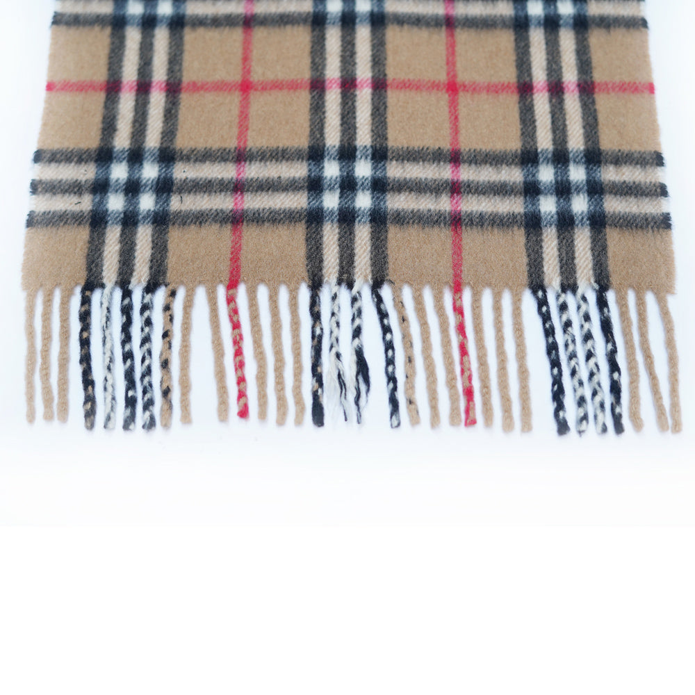 Cashmere Plaid Print Vintage Pre-Loved Scarf