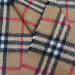 Cashmere Plaid Print Vintage Pre-Loved Scarf