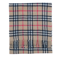 Cashmere Plaid Print Vintage Pre-Loved Scarf