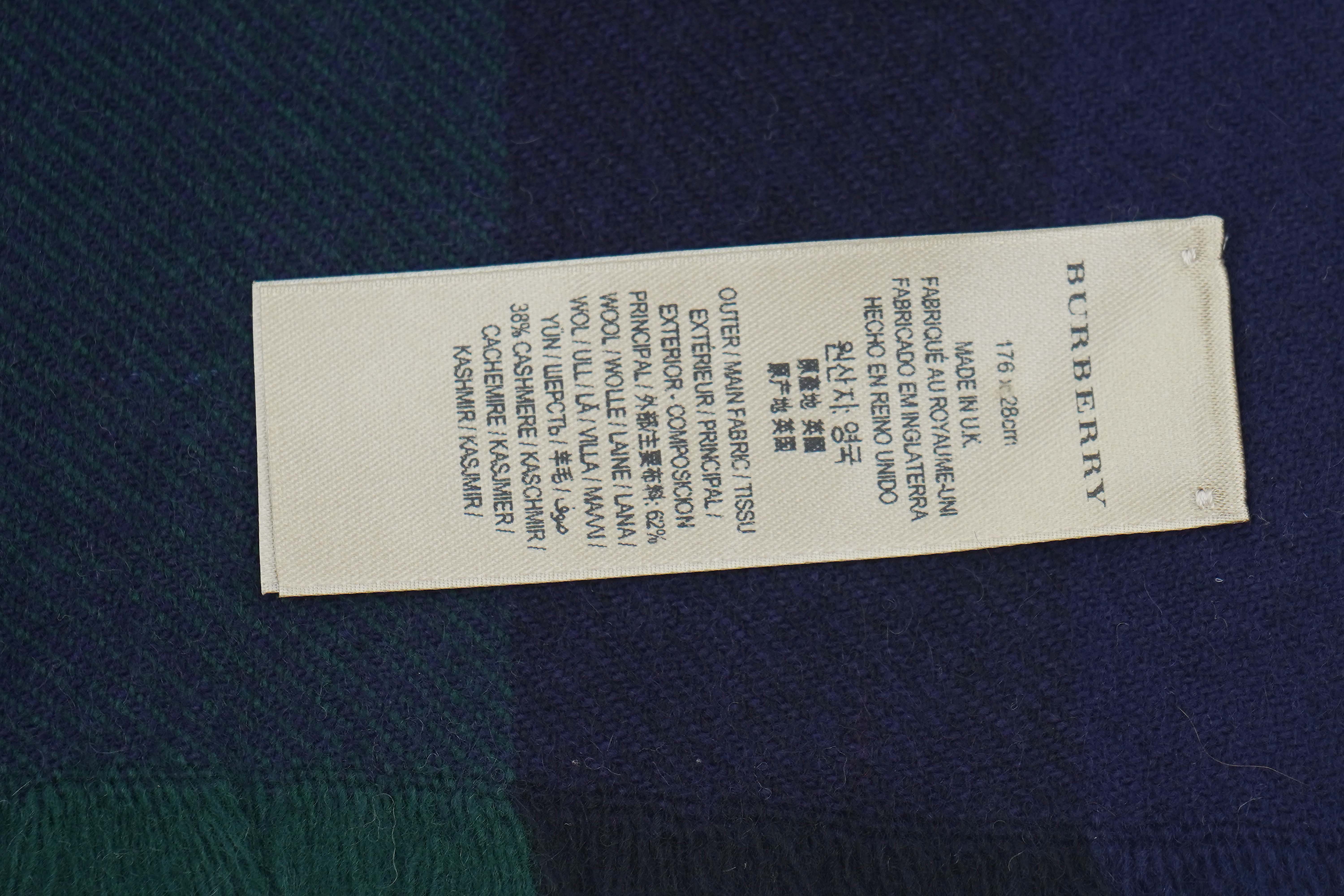 Burberry Cashmere Striped Scarf (Pre-owned)