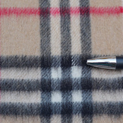 Cashmere Plaid Print Vintage Pre-Loved Scarf