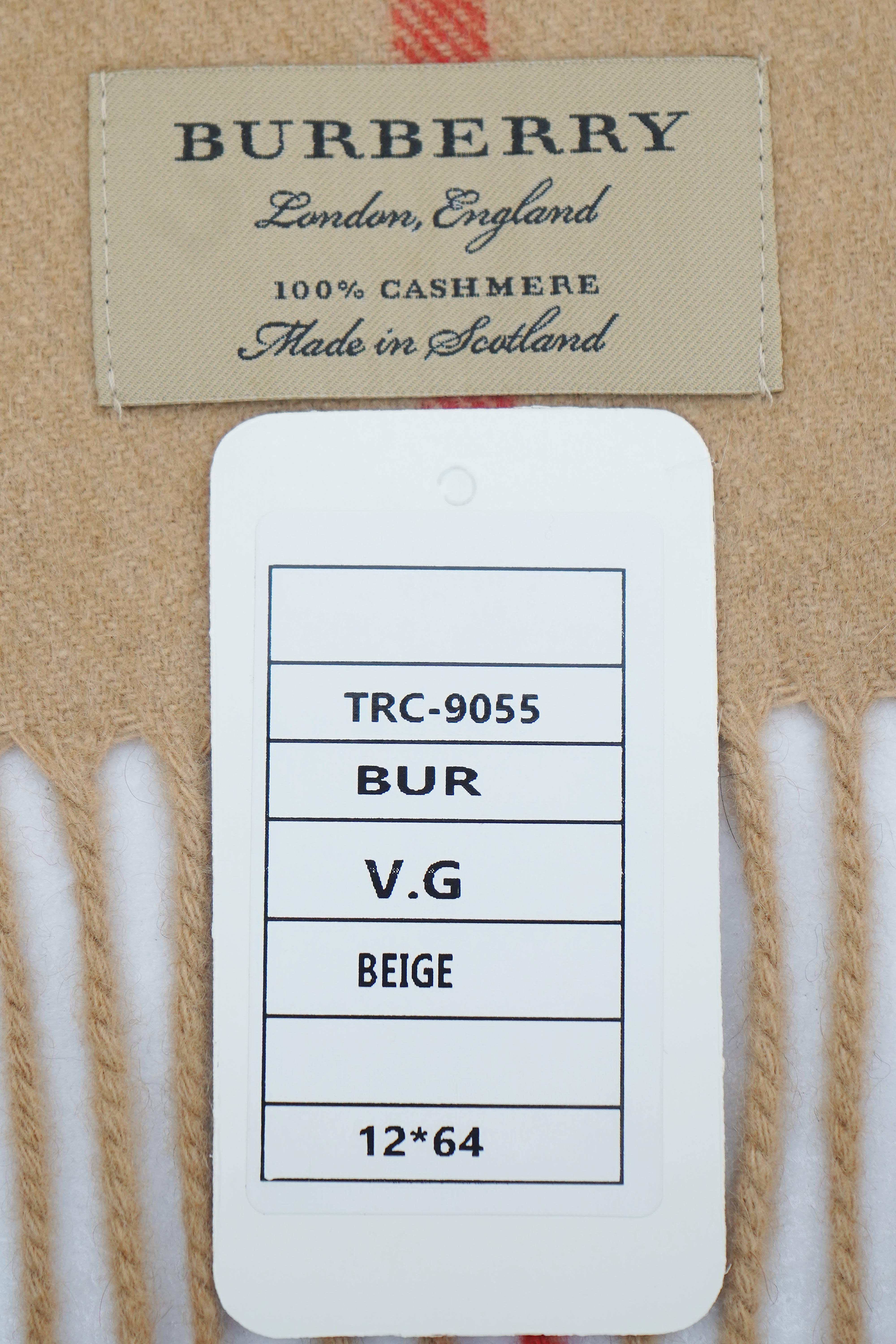 Burberry Nova Check Cashmere Scarf (Pre-owned)