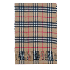 Cashmere Plaid Print Vintage Pre-Loved Scarf