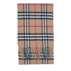 Lambswool Plaid Print Vintage Pre-Loved Scarf