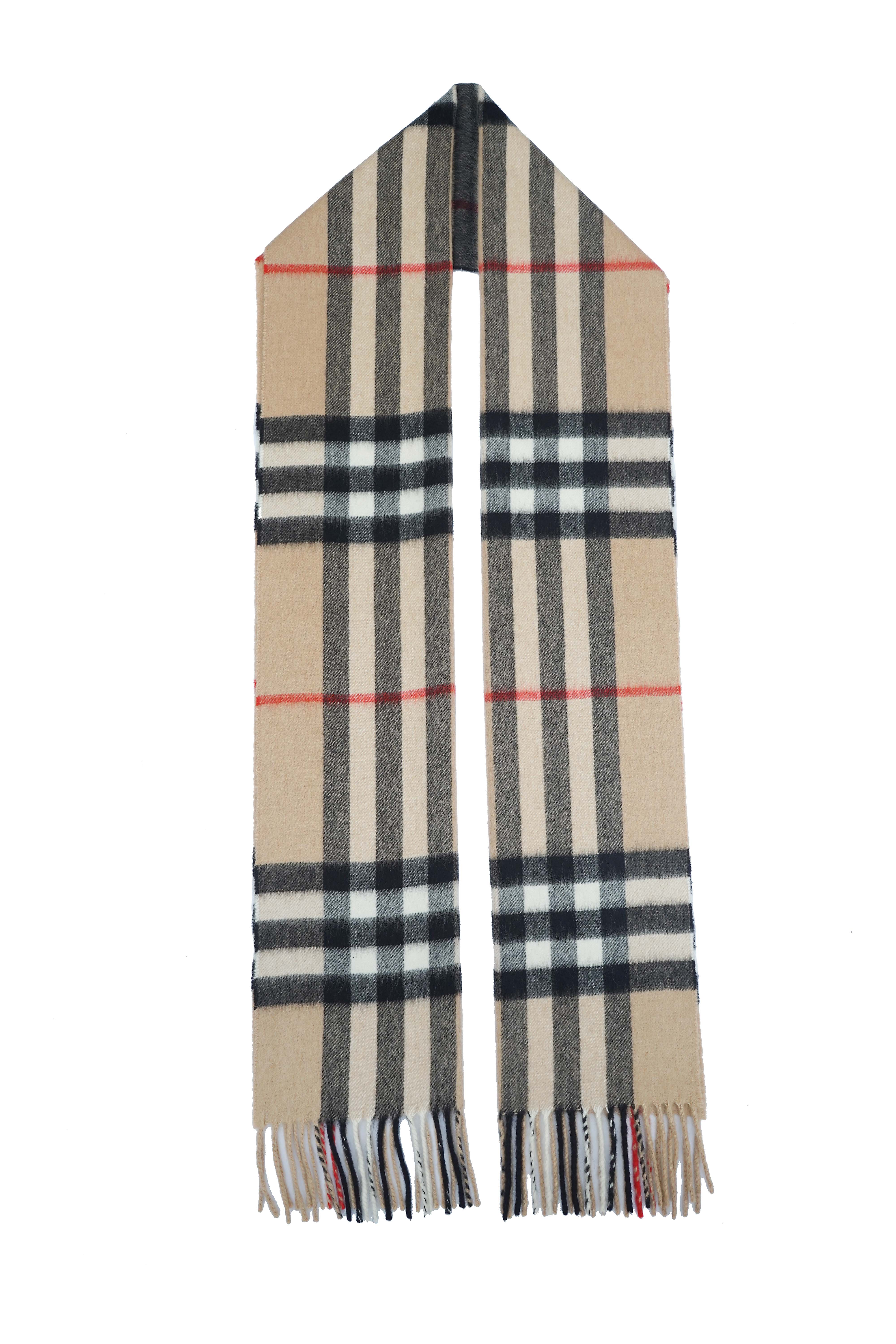 Burberry Beige Check Scarf (Pre-owned)