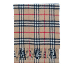 Lambswool Plaid Print Vintage Pre-Loved Scarf