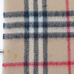 Lambswool Plaid Print Vintage Pre-Loved Scarf