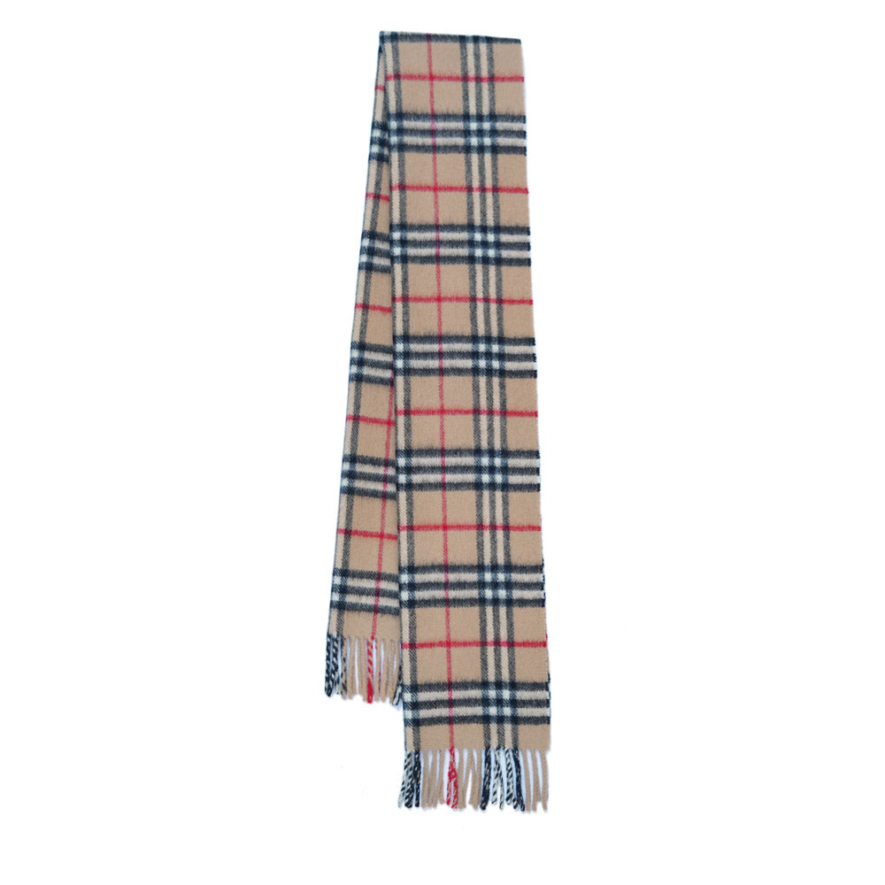Lambswool Plaid Print Vintage Pre-Loved Scarf