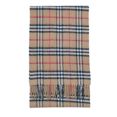 Lambswool Plaid Print Vintage Pre-Loved Scarf