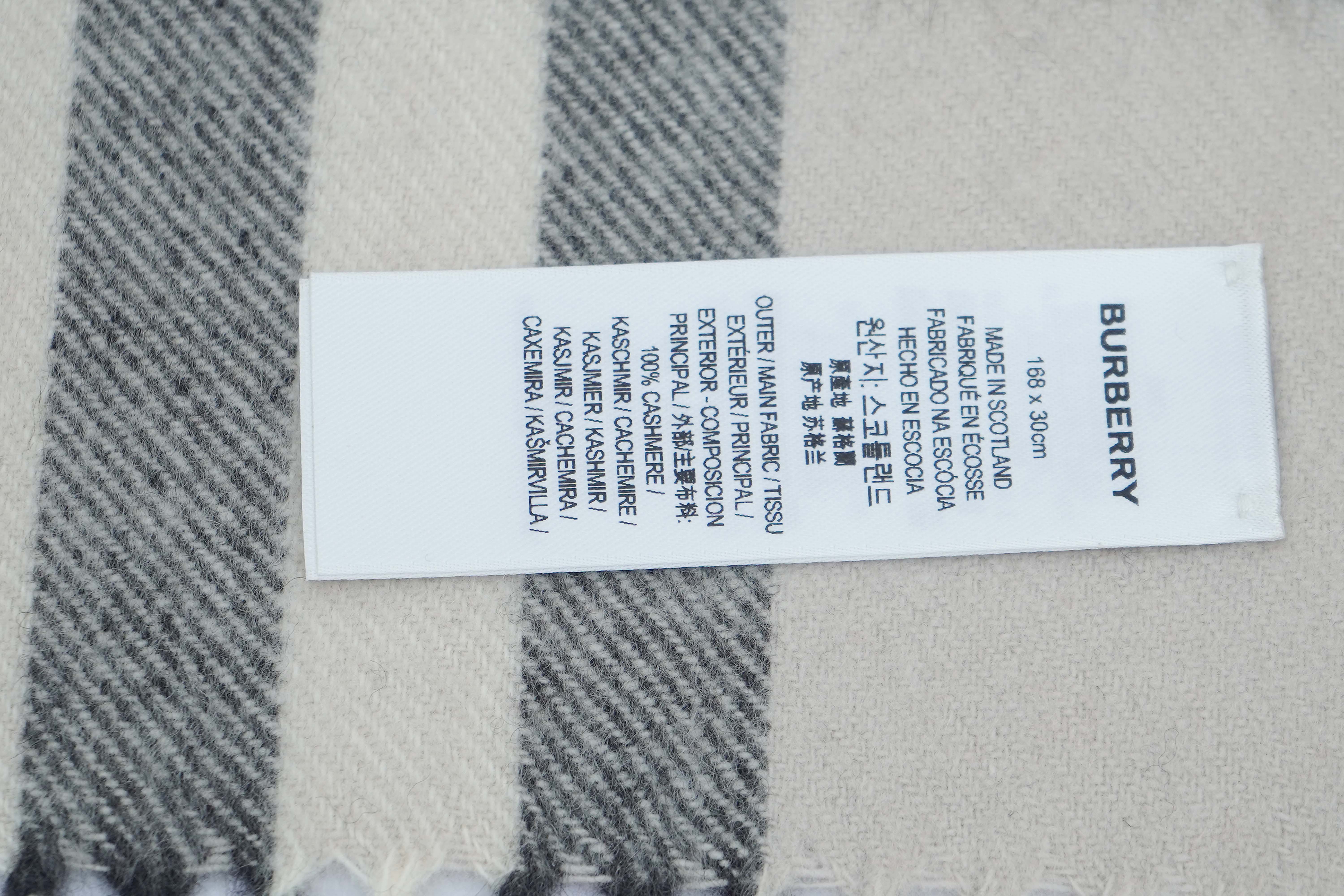 Burberry Bandana Check Cashmere Scarf (Pre-owned)