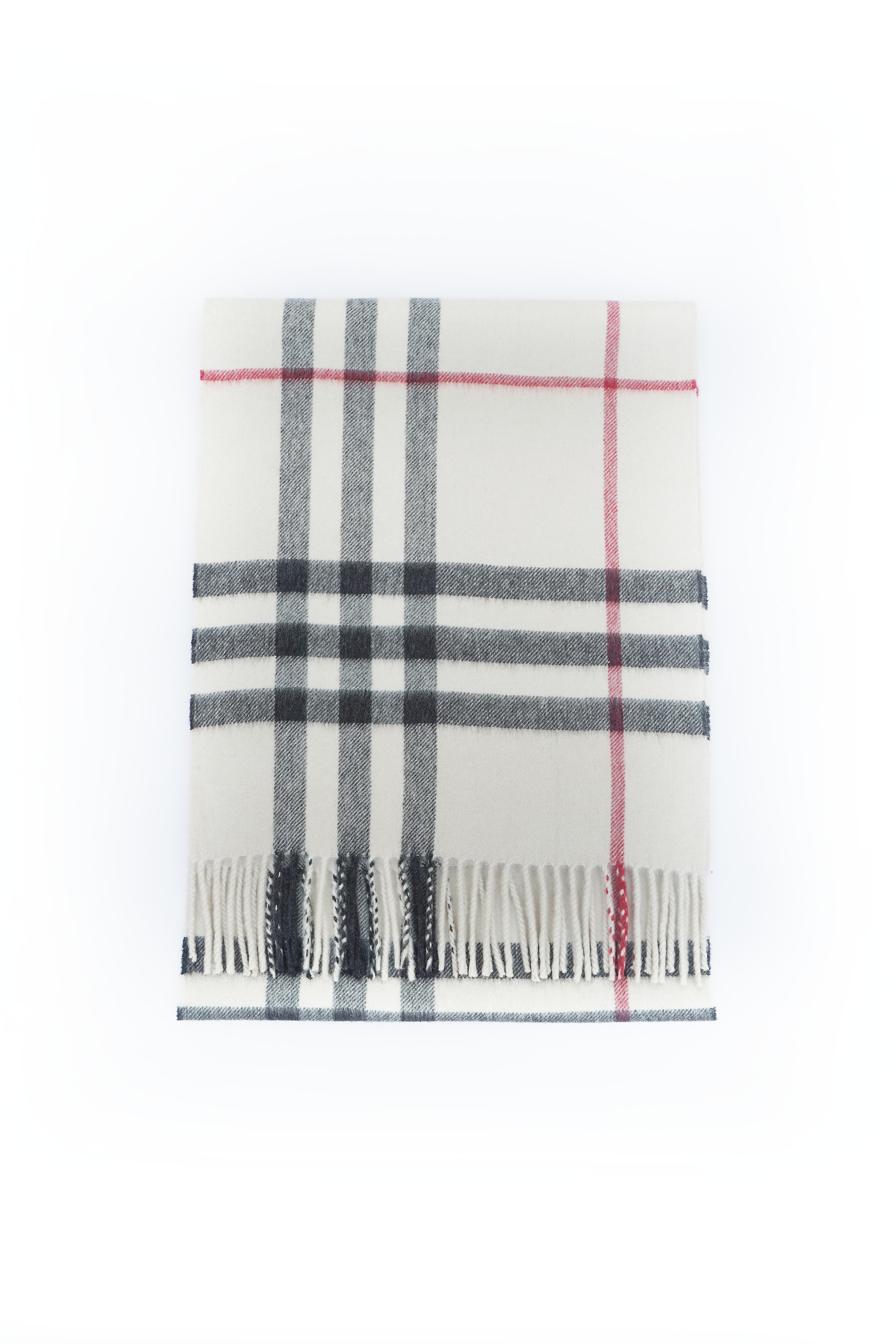 Burberry Check Cashmere Scarf (Pre-owned)