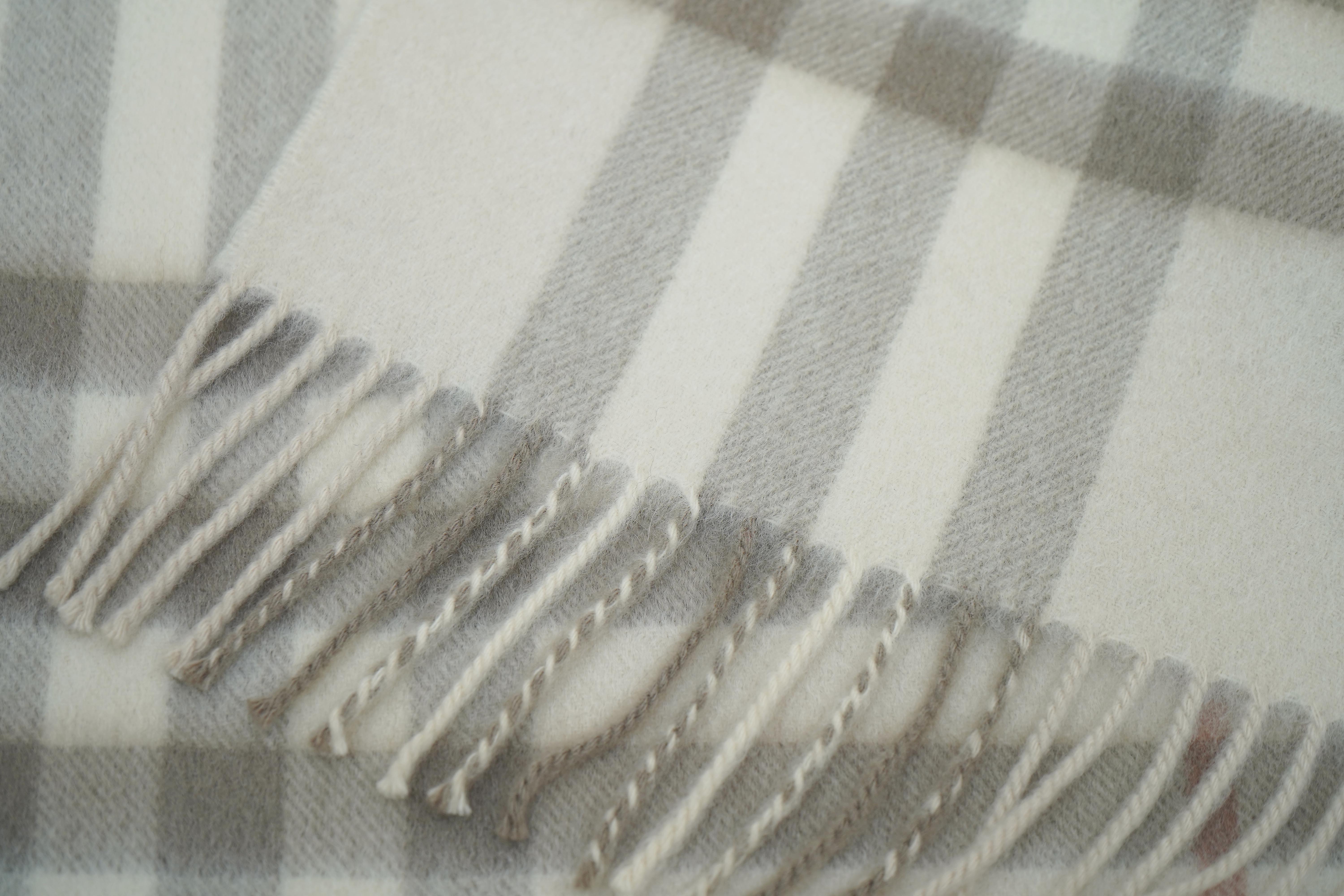 BURBERRY Classic Giant Check Cashmere Scarf (Pre-owned)