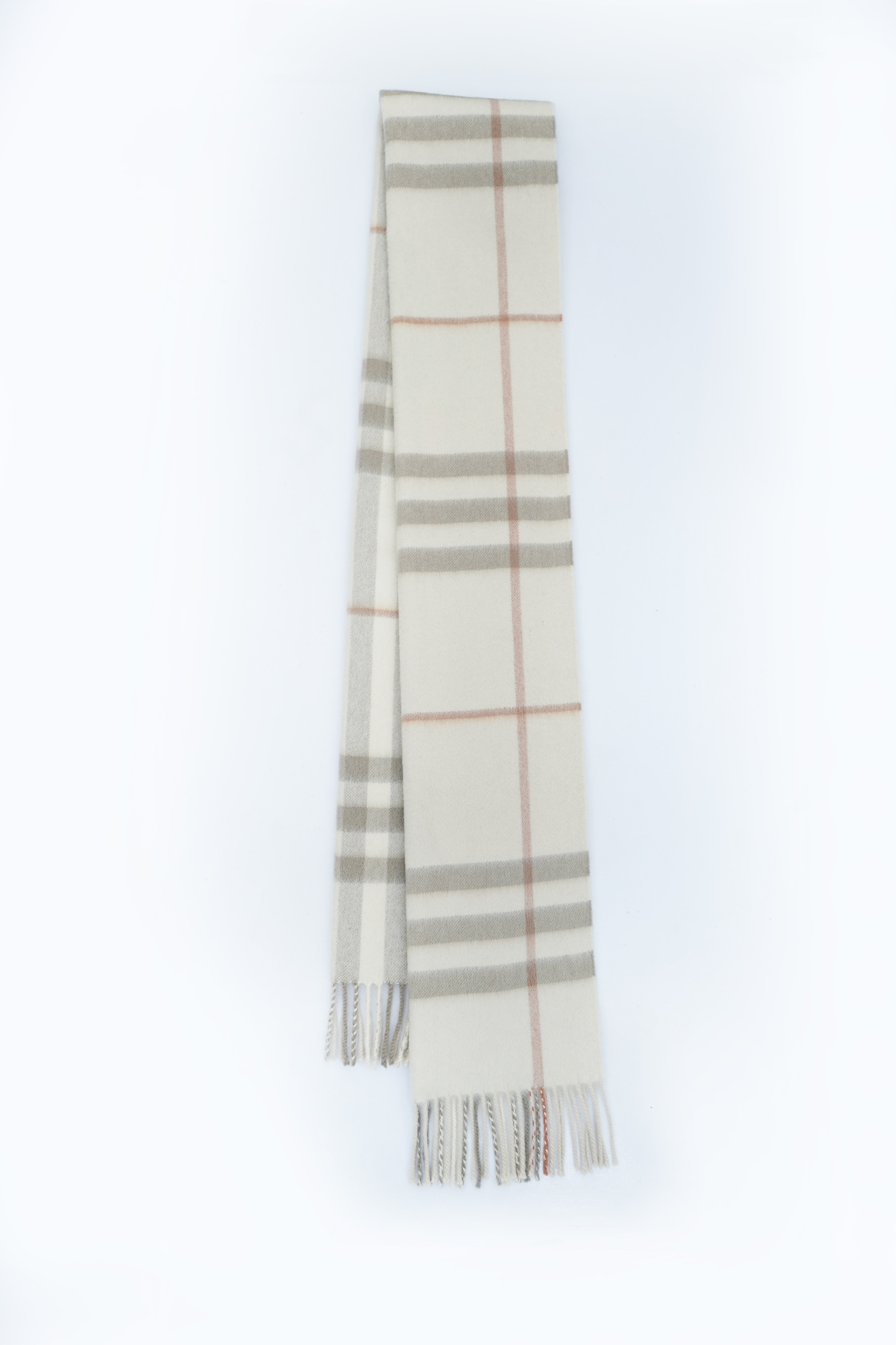 BURBERRY Classic Giant Check Cashmere Scarf (Pre-owned)