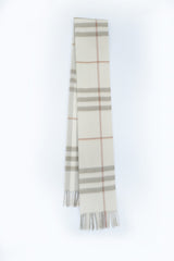 BURBERRY Classic Giant Check Cashmere Scarf (Pre-owned)