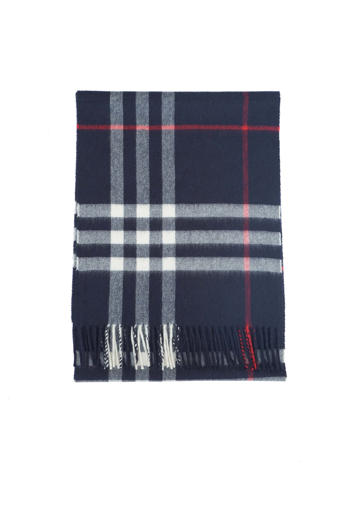 BURBERRY Giant Check Cashmere Scarf (Pre-Owned)