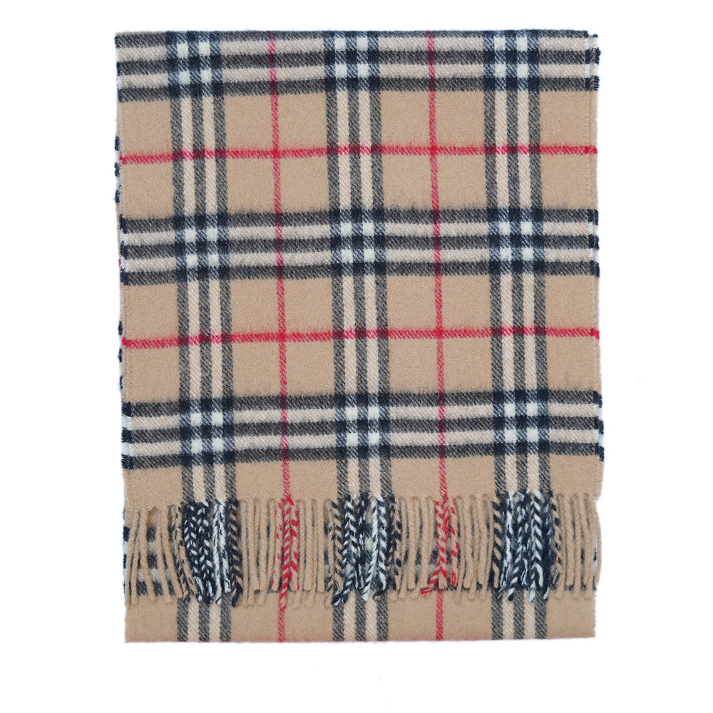 Lambswool Plaid Print Vintage Pre-Loved Scarf